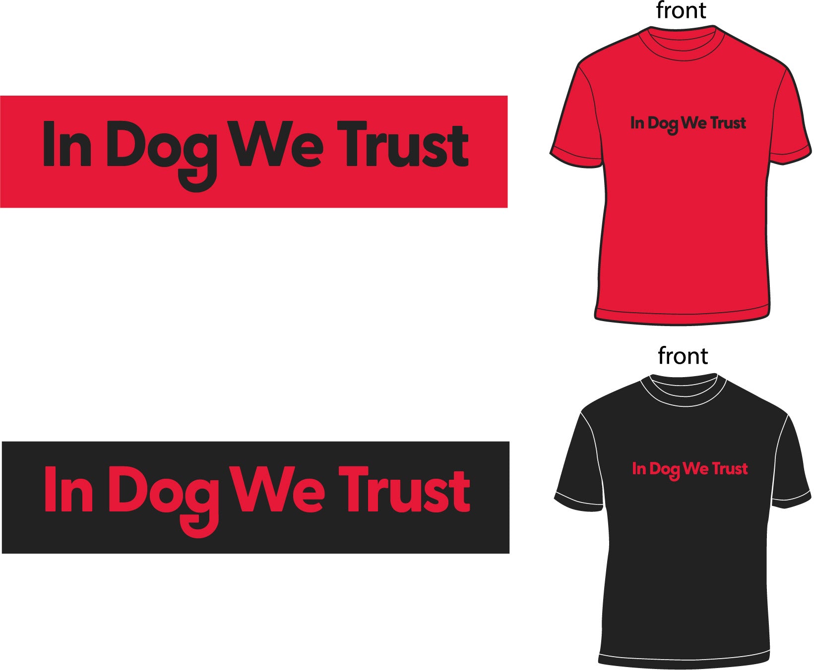  In Dog We Trust T-Shirt : Clothing, Shoes & Jewelry